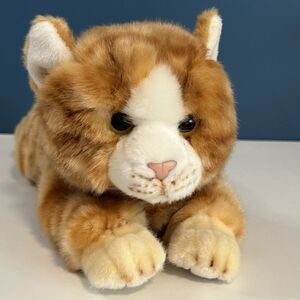 WILDLIFE ADVENTURES Bring Home the Adventure 7PLSH307 Plush Toy ORANGE TABBY 12"